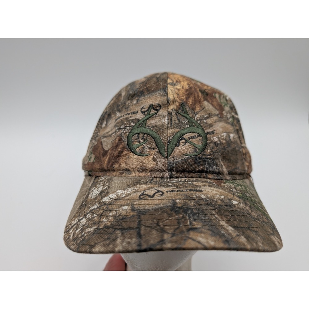 Realtree Camo Baseball Hat Adjustable Hook Loop Strap OSFM Camouflage Cap